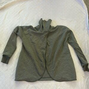 Olive green Nike maternity pull over